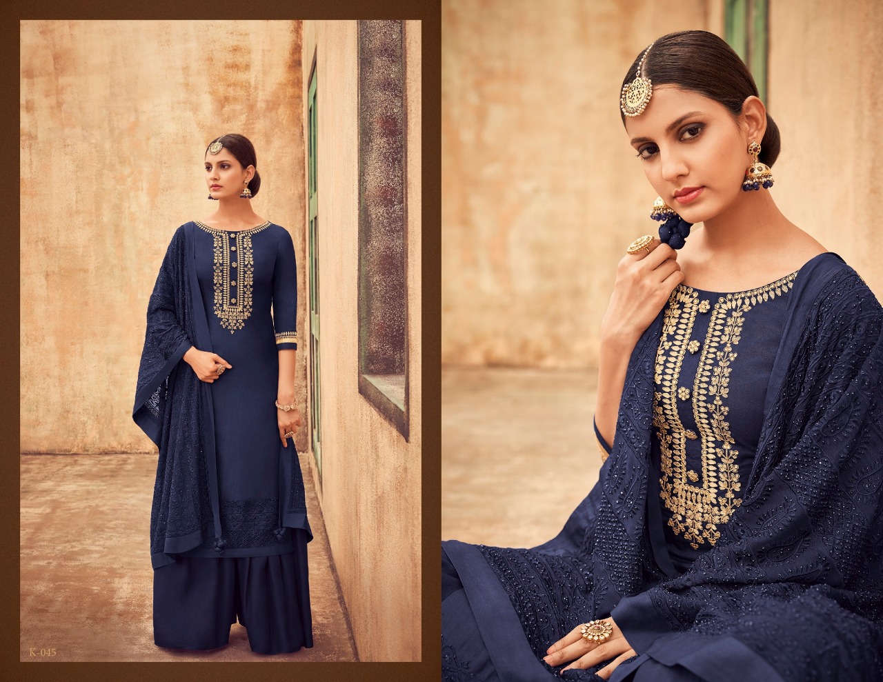 Kimora kimora vol 5 41-46 Series 14100 + 5% GST Extra embroidered