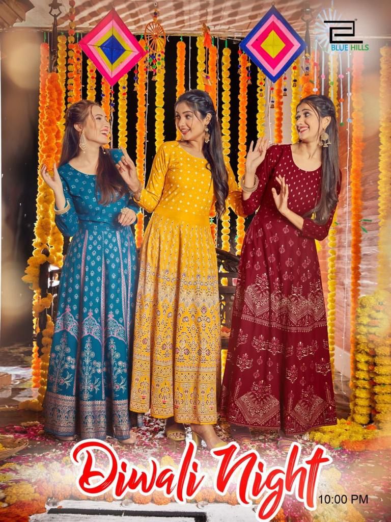 Diwali Celebration Beautiful Flower Print Special Anarkali Rayon Kurti  Palazzo Set, Gift for Her, Women Kurti, Designer Dress, Sister's Gift - Etsy