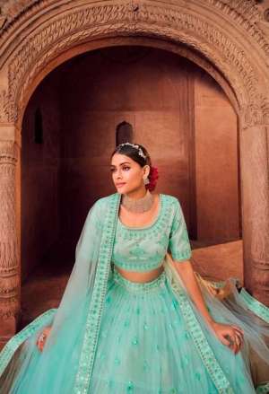 Vol-2 Exclusive Designer Partywear Heavy Nett Lehenga Choli