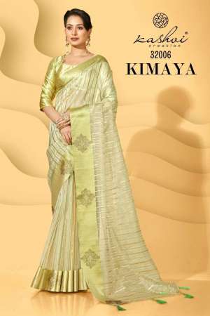 Kashvi Creation Presents Kimaya Organza Designer Sarees Catalog