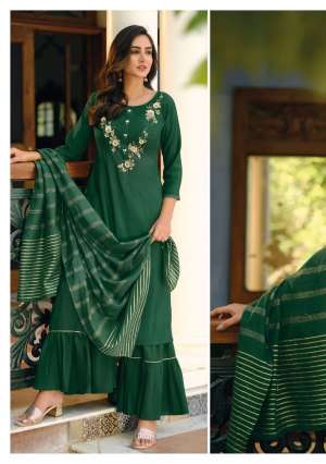 KALKI FASHION KHWAAB KURTI EITH BOTTOM AND DUPATTA