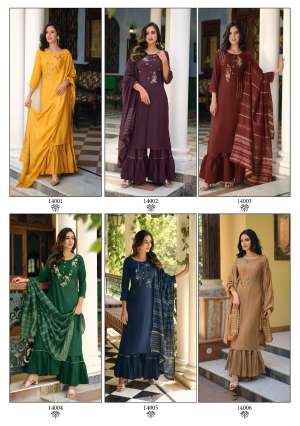 KALKI FASHION KHWAAB KURTI EITH BOTTOM AND DUPATTA