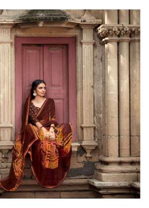 Kashvi Creation Presents Jasleen Georgette Printed Sarees