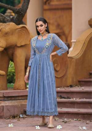 Presents Ek Soot Vol-2 Indo Western Shrug Style Koti With Kurti SET