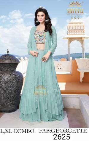 SHIVALI FASHION ALISHA 1004 INDO WESTERN SIZE SET