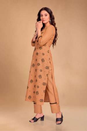 TO 009 COTTON EXCLUSIVE PRINT KURTI WITH BOTTOM SIZE SET