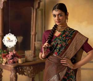 PINK LOTUS PANKH MORWEN VOL 1 VISCOSE INNOVATIVE LOOK SAREE