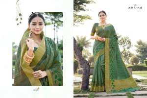 Joh Rivaaj Presents Jihana 35001-35018 Series Fancy Sarees