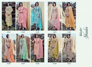 ZULFAT DESIGNER SUIT SHADES COTTON DECENT PRINT SALWAR SUIT CATALOG