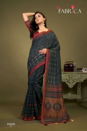The Fabrica Presents Stelvin Cotton Daily Wear Sarees