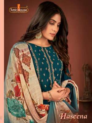 TUNIC HOUSE HASEENA TOP BOTTOM AND DUPATTA