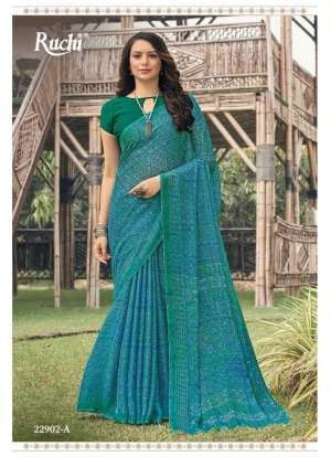 Ruchi Presents Aahana Fancy Daily Wear Sarees Catalog