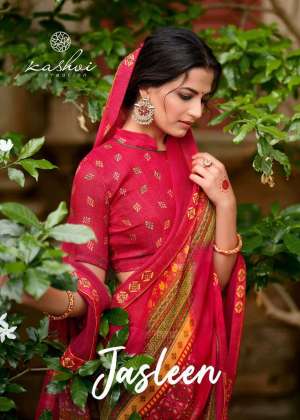 Kashvi Creation Presents Jasleen Georgette Printed Sarees