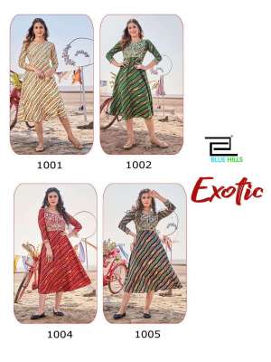 Hills Presents Exotic Rayon Simple Ladies Kurtis