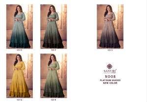 SAYURI DESIGNER PRESENT NOOR PLATINUM SHADED ELEGENT 