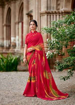 Kashvi Creation Presents Jasleen Georgette Printed Sarees