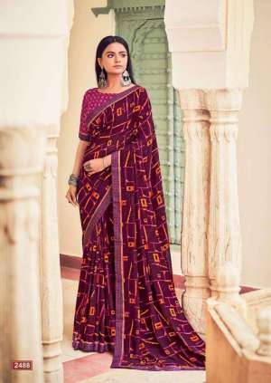 Supriya Georgette Printed Sarees