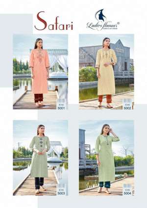 Ladies Flavour Presents Safari Designer Kurtis