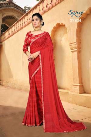 KACHI KALLI FANCY CATCHY LOOK SAREE CATALOG