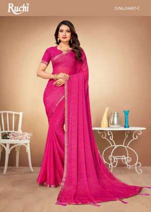 Ruchi Presents Jalpari Vol-10 Chiffon Casual Wear Sarees