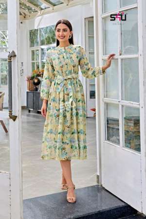 S4U ANOKHI RAYON NEW AND MODERN LOOK KURTI 