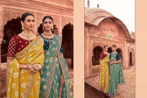 KACHI KALLI FANCY CATCHY LOOK SAREE CATALOG