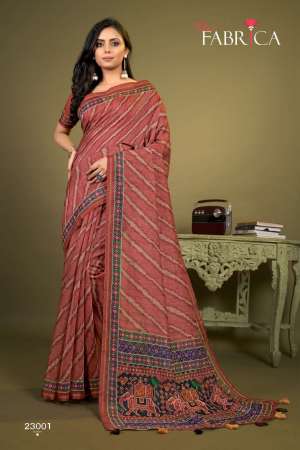 The Fabrica Presents Stelvin Cotton Daily Wear Sarees