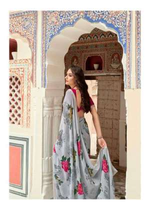 Swastik Georgette Printed Sarees Catalog