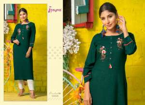 PSYNA POSHAK 10 RAYON ELEGANT KURTI 