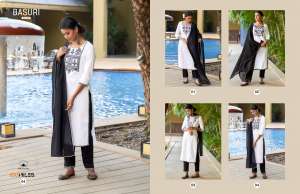 100 MILES BASURI COTTON REGAL LOOK KURTI BOTTOM WITH DUPATTA 