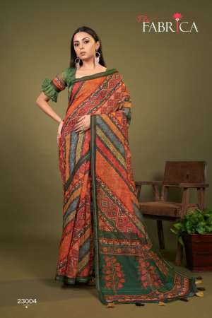 The Fabrica Presents Stelvin Cotton Daily Wear Sarees