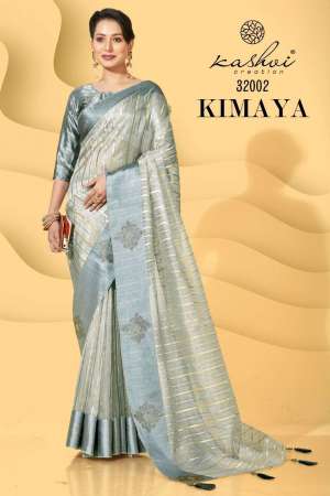 Kashvi Creation Presents Kimaya Organza Designer Sarees Catalog