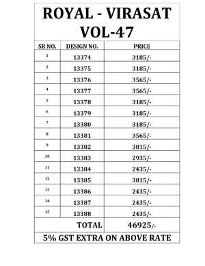 VIRASAT VOL - 47