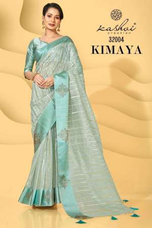 Kashvi Creation Presents Kimaya Organza Designer Sarees Catalog