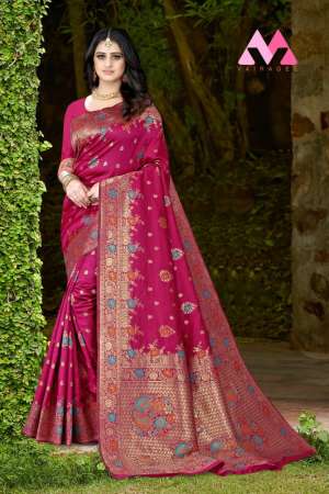 VIVERA INTERNATIONAL MITRA4 SAREES BANARASI SILK INNOVATIVE LOOK SAREE CATALOG