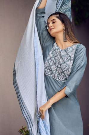 AZA KURTI WITH PANT AND DUPATTA