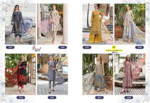 SHREE FABS M PRINT SPRING SUMMER 23 VOL 3 COTTON INNOVATIVE LOOK SALWAR SUIT WITH SHIFFON DUPATTA 