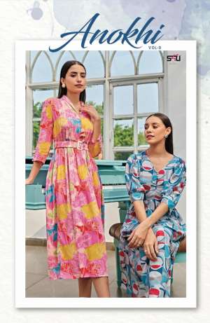 S4U ANOKHI RAYON NEW AND MODERN LOOK KURTI CATALOG 