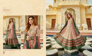 Virasat Presents Padmasundari Readymade Patola Printed Long Gown With Dupatta 