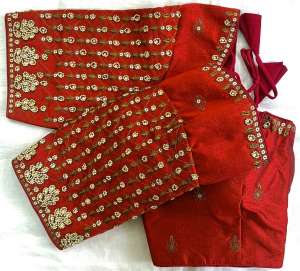 Blouse has maggam work