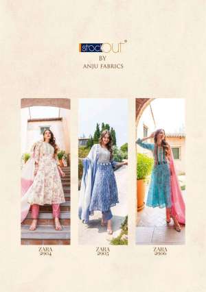 Zara Vol-3 Fantastic Print Kurti With Pant And Dupatta