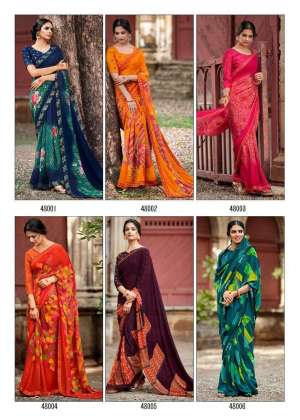 Kashvi Creation Presents Jasleen Georgette Printed Sarees