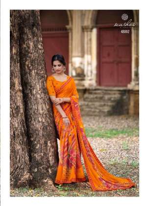 Kashvi Creation Presents Jasleen Georgette Printed Sarees
