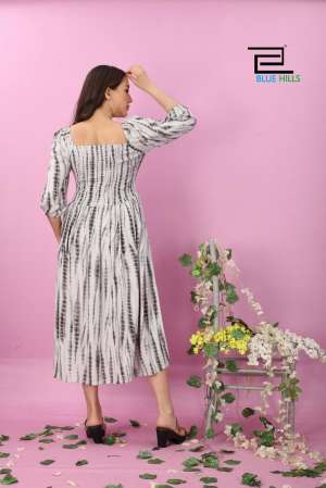 BLUE HILLS WESTERN VOL 35 RAYON STYLISH LOOK KURTI