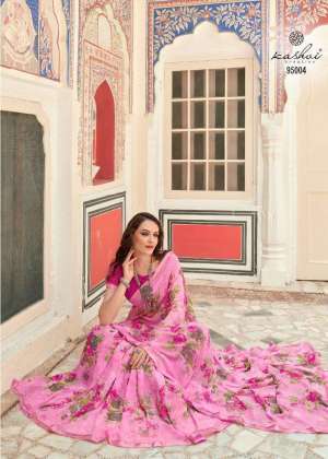 Swastik Georgette Printed Sarees Catalog