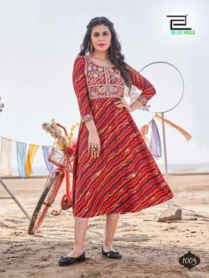 Hills Presents Exotic Rayon Simple Ladies Kurtis