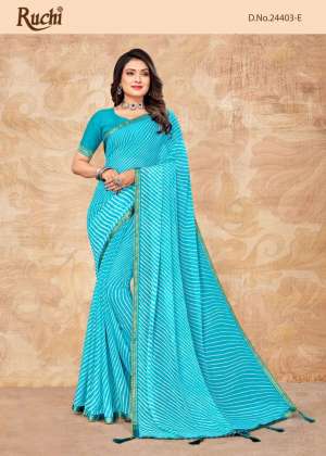 Vol-6 Chiffon With Banarasi Border Casual Wear Sarees