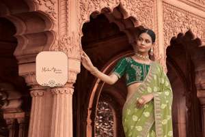 KACHI KALLI FANCY CATCHY LOOK SAREE CATALOG