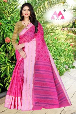SAREES SOFT COTTON LOOK SAREE CATALOG