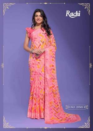Ruchi Saree Presents Cherry Vol-35 Fancy Printed Chiffon Saree Catalog